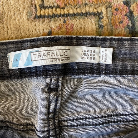 Zara Slate Color Skinny Jeans - Zara Jeggings - Picture 5 of 10